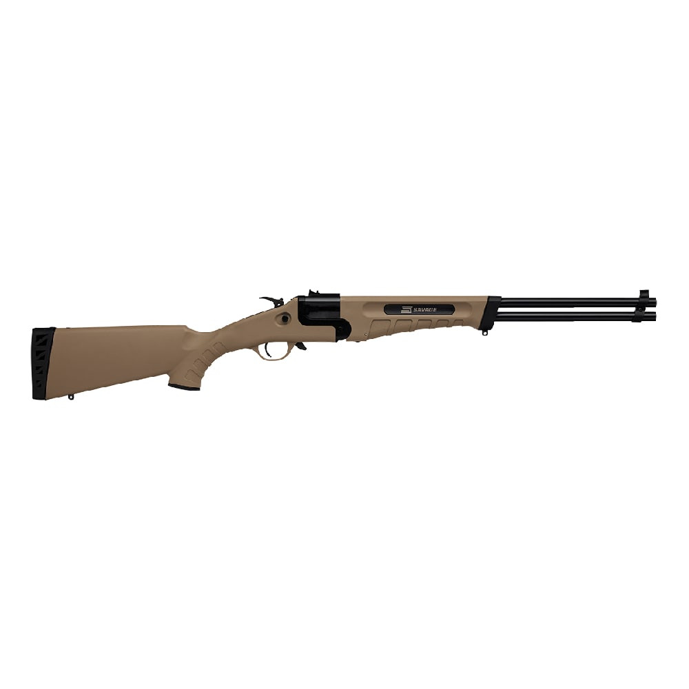 Savage Arms 42 Takedown .22 WMR .410 Bore 20" Bbl Black/FDE Synthetic Over-Under Single-Shot Rimfire Rifle Shotgun  23003