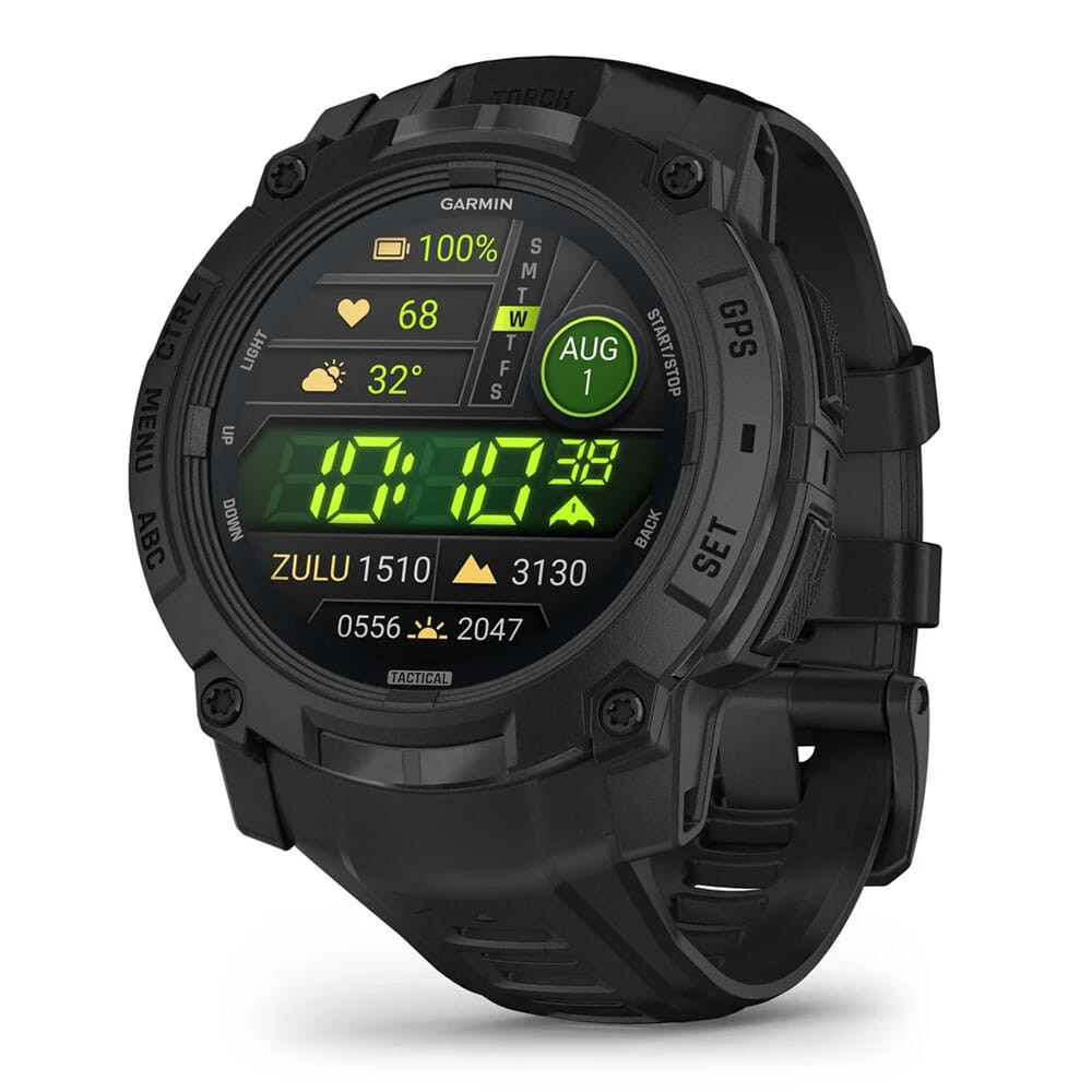 Garmin Instinct 3 50mm AMOLED Tactical Edition Black Smartwatch 010-03020-50