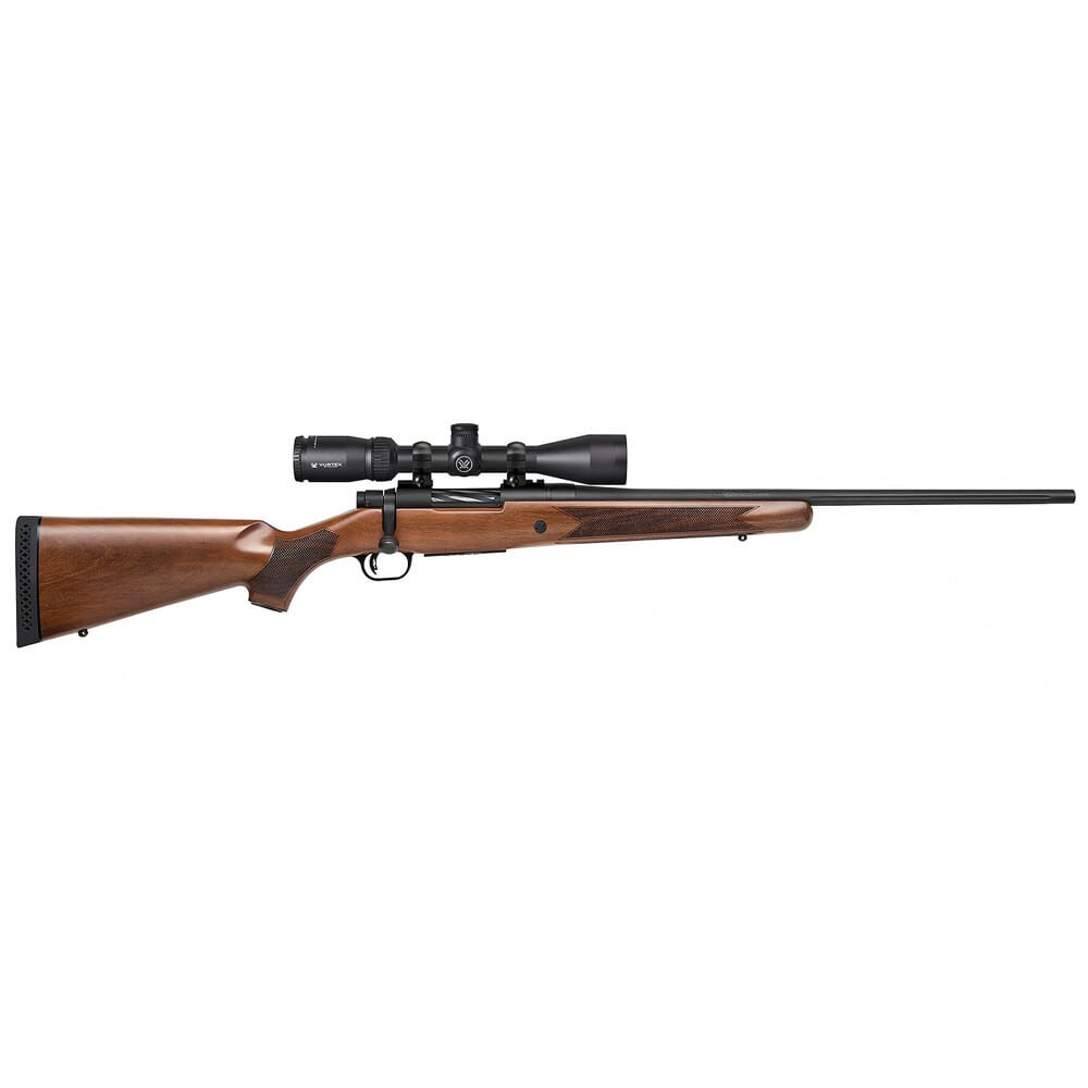 Mossberg Patriot Walnut - Vortex Scoped Combo 7mm-08 Rem 22" Bbl 1:9.5" 5+1 Satin Rifle w/Vortex 3-9x40 Scope 28058