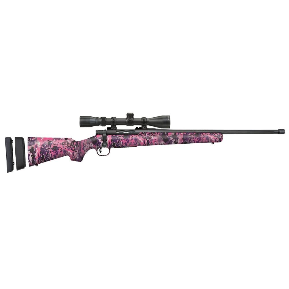 Mossberg Patriot Super Bantam 350 Legend 22" 1:16" Fluted Bbl Muddy Girl Wild 4+1 Rifle w/3-9x40mm Scope 28258