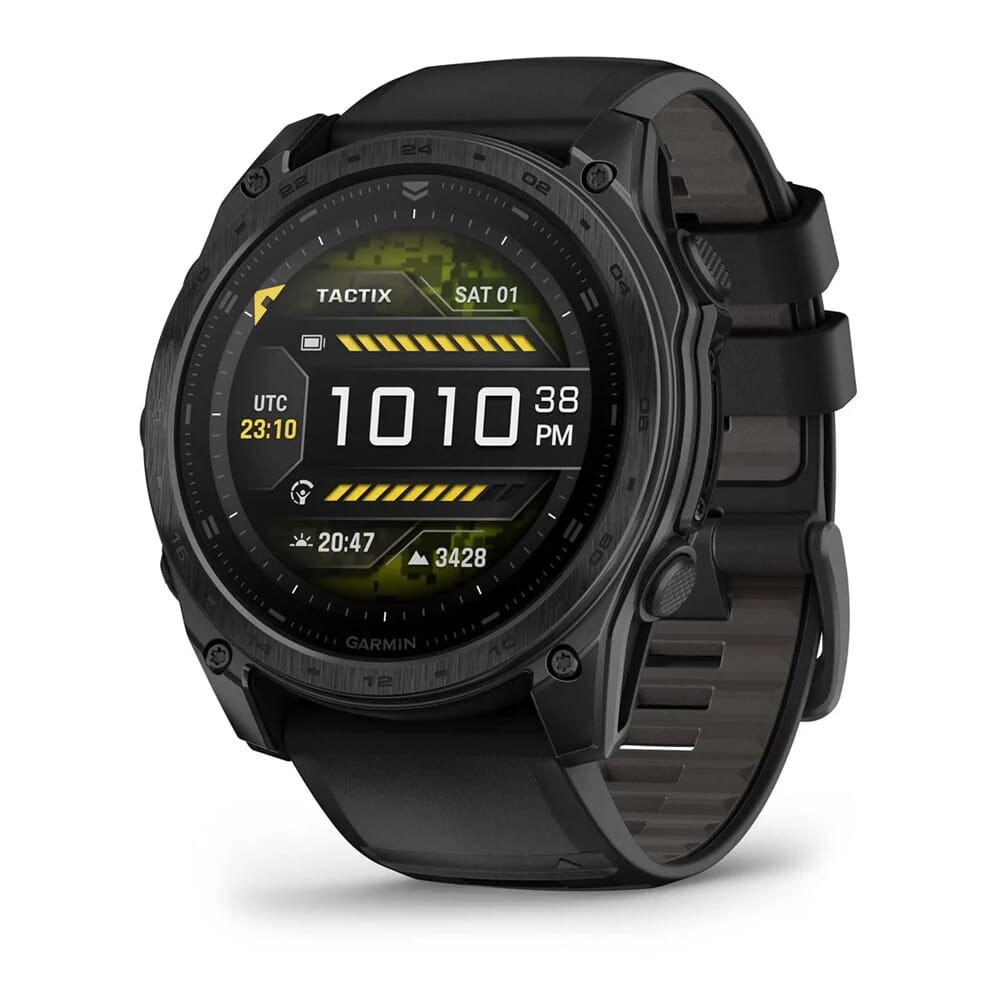 Garmin tactix 8 AMOLED 51mm Titanium Smartwatch w/ Applied Ballistics Ultralight Solver 010-03406-00
