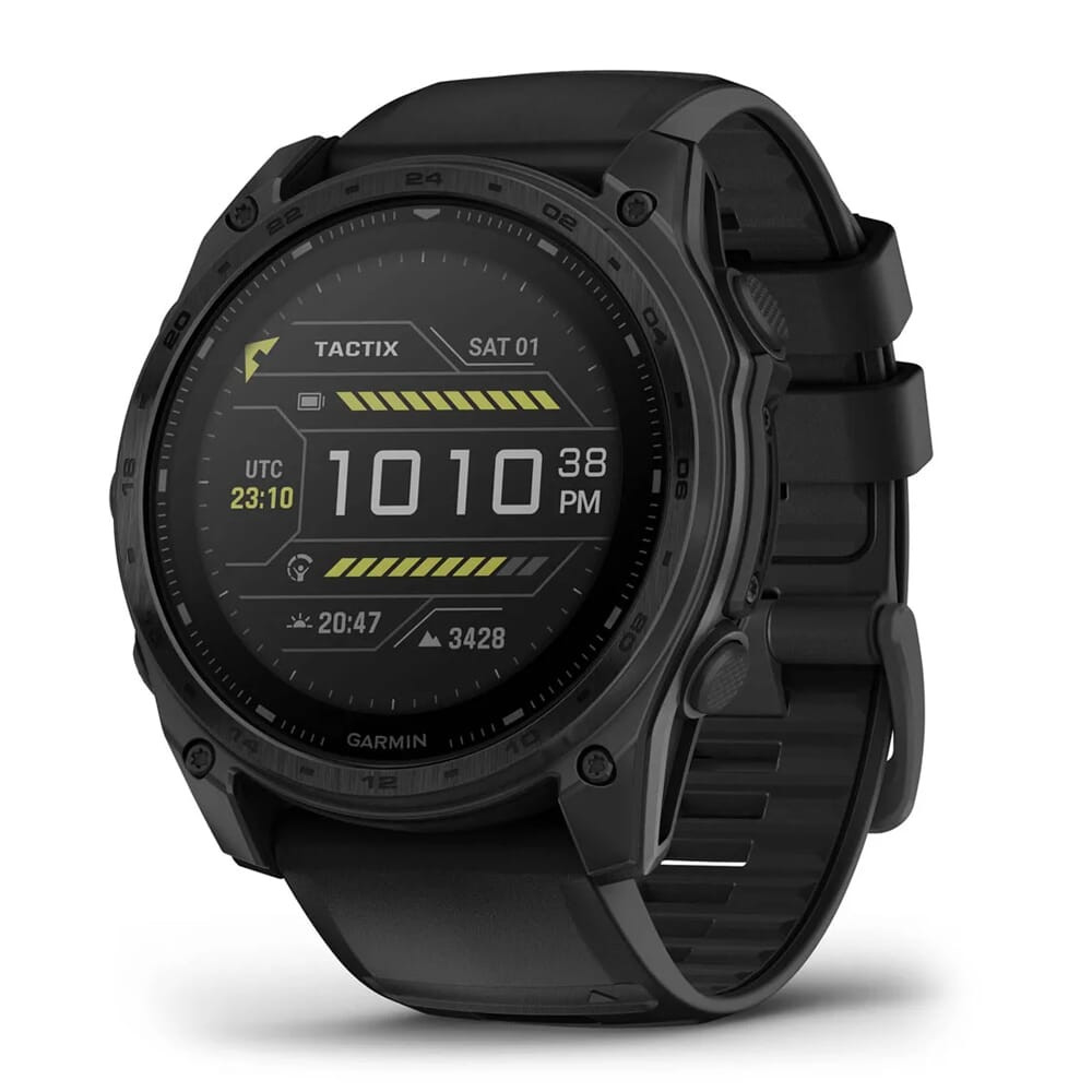 Garmin tactix 8 Solar Elite 51mm Titanium Smartwatch w/ Applied Ballistics Elite Solver 010-03407-10