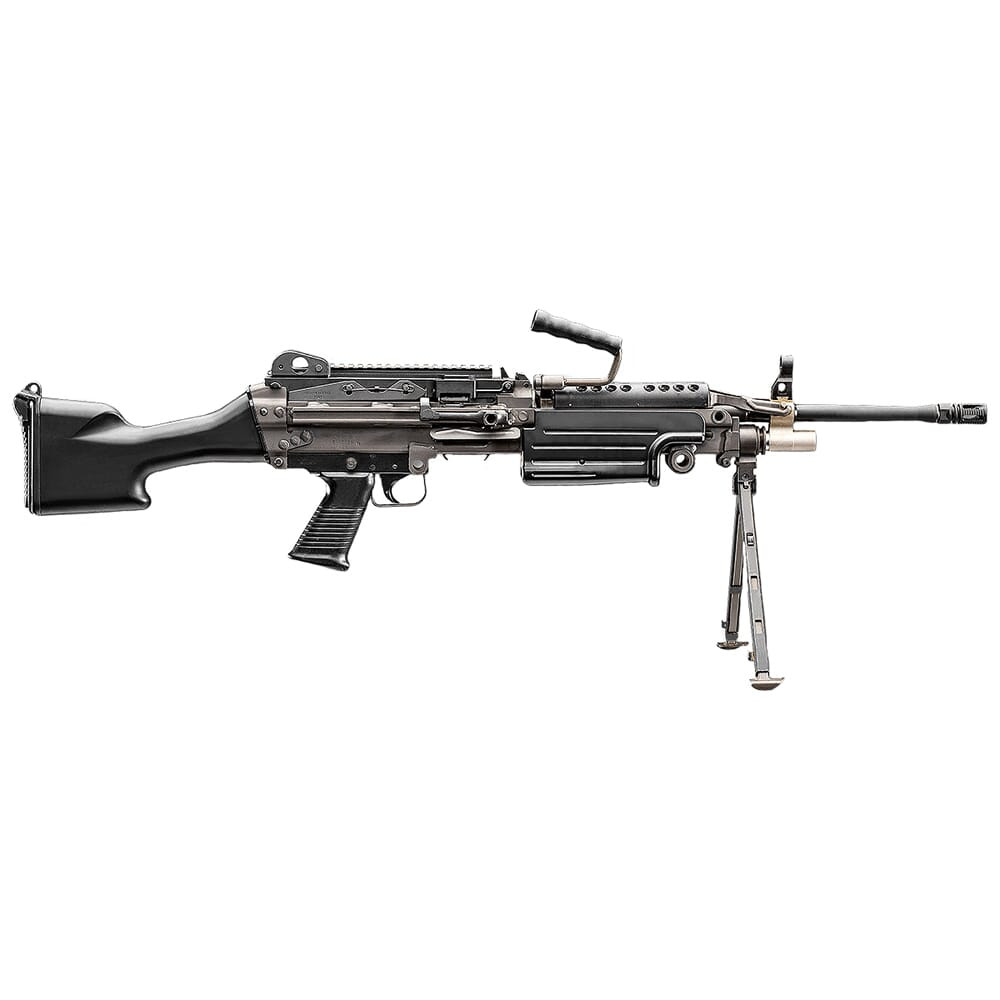 FN America M249S Standard 5.56x45mm 18.5" Bbl Black Belt-Fed Semi-Auto Rifle 46-100169