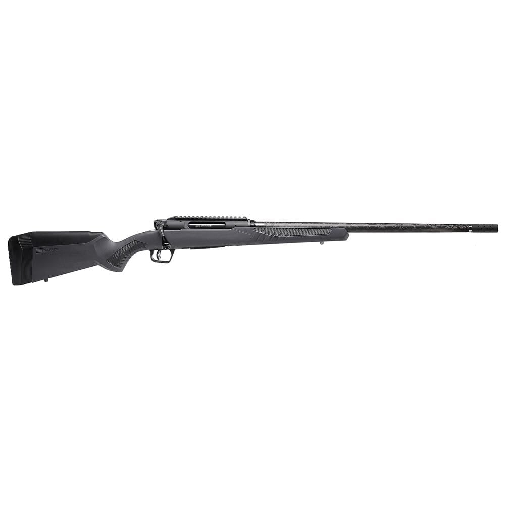 Savage Arms IMPULSE Mountain Hunter 6.5 PRC 24" 1:8" 5/8x24 PR CF Wrapped Bbl Gray/Black CF BA Rifle w/(1) 2rd Mag & Muzzle Brake 57897