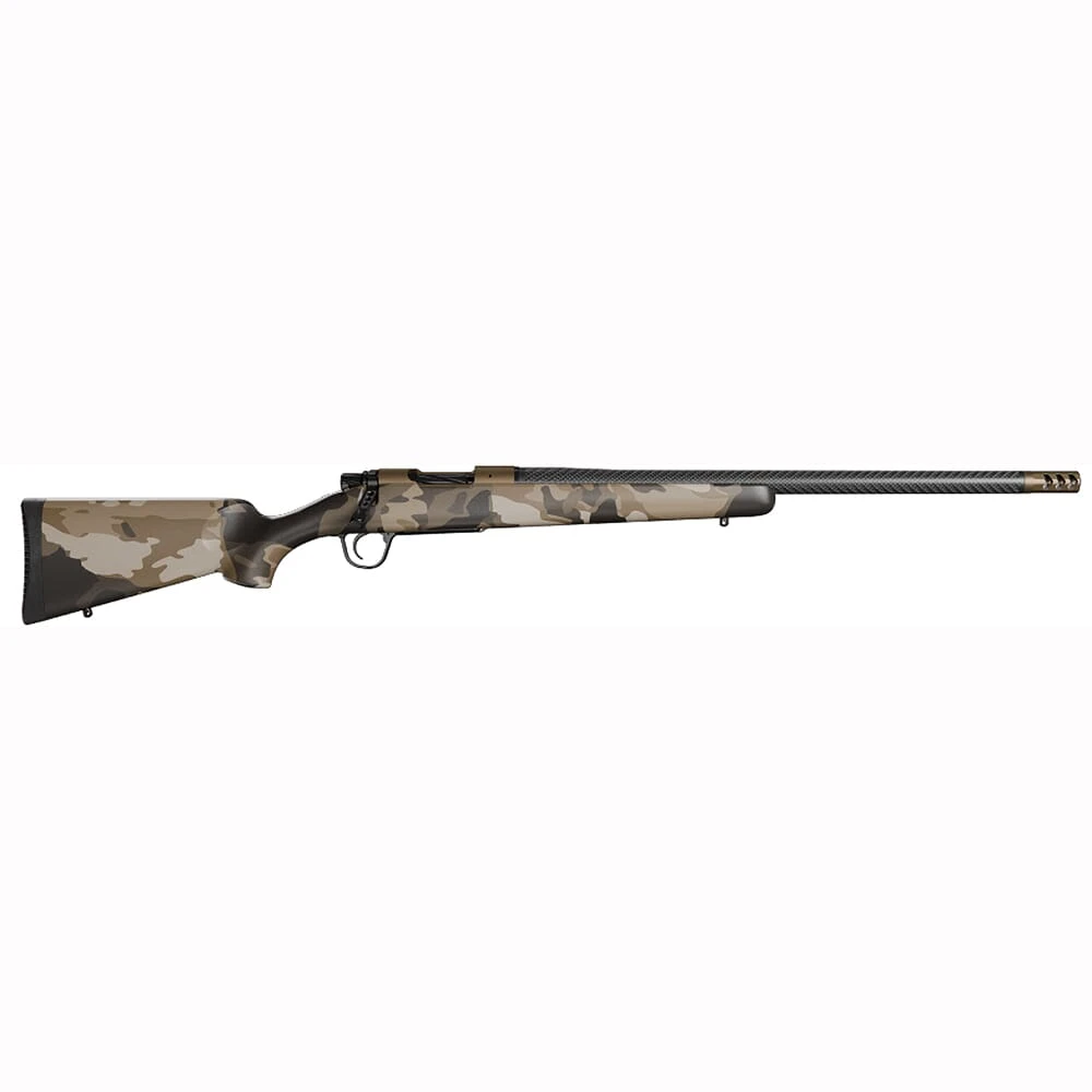 Christensen Arms Ridgeline FFT BBZ Barren Dune 22-250 Rem 20" Burnt Bronze Cerakote Action Carbon Barren Dune Stock 801-06511-00