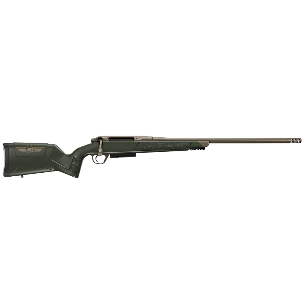 Christensen Arms Evoke Gray w/Bronze Logo .300 PRC 22" 1:7" Burnt Bronze Bbl Rifle w/Hybrid Hunter Stock 801-15010-00