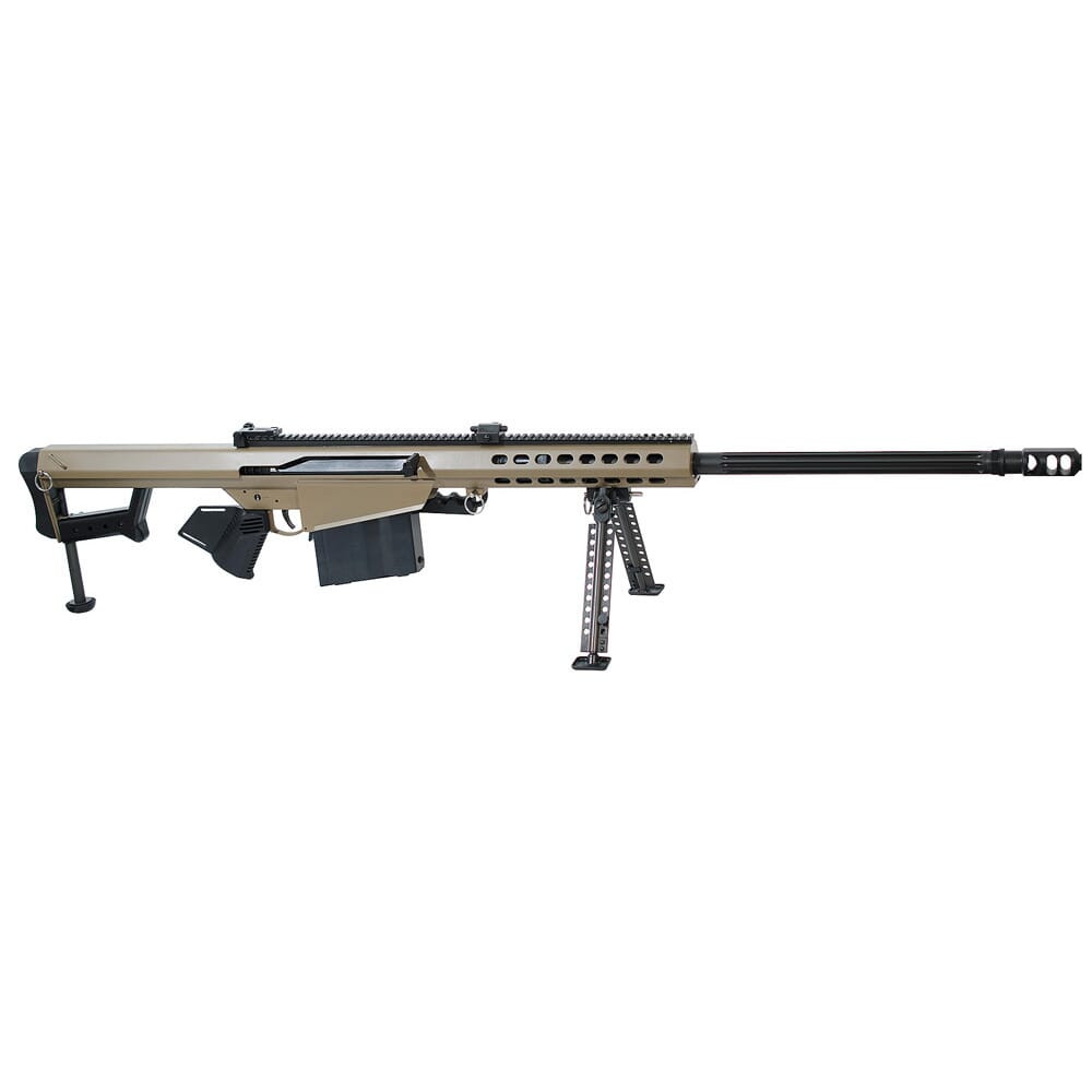 Barrett Model 82A1 .416 Barrett Compliant Rifle System FDE Cerakote Receiver Non-Detach Mag., 29" Fluted Barrel 17463