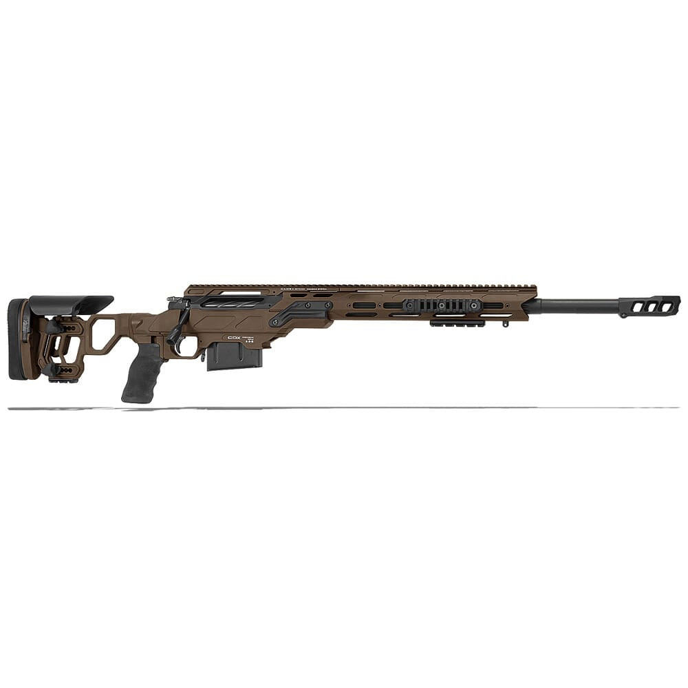 Cadex Defense CDX-30 TAC 6.5 Creedmoor 24" 1:8" Bbl Skele-Stock Hybrid SSV/Blk Rifle w/MX1 MB CDX30-TAC-6.5-24-BS20-D2B1N-HSB