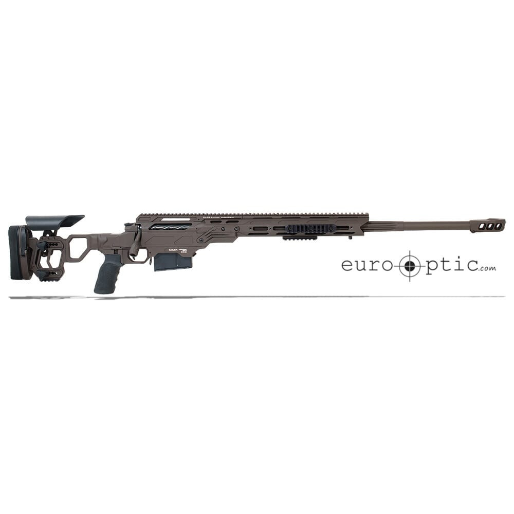 Cadex Defense CDX-33 LITE .338 Lapua Mag 27" 1:9.5" Bbl Skele-Stock Hybrid Gry/Blk Rifle w/MX1 MB CDX33-TAC-338-27-BS30-D2D3N-HSB