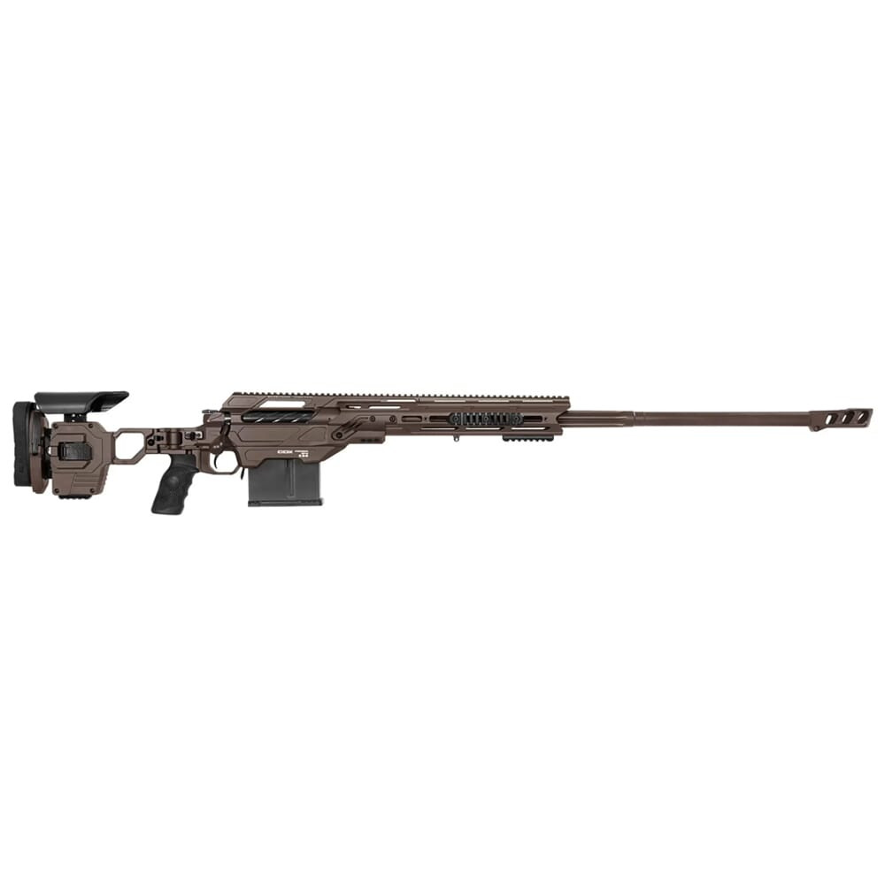 Cadex Defence CDX-40 SHDW, .375CT, 29\" Barrel, Regular Buttstock, with MX1 Muzzle Brake, 40 MOA Top Rail, Mag Type DSSF 4.725\", Tactical (A) Bolt Knob, Double Stage Trigger, 1-10\" Twist Rate, 7/8\"-24 TPI, Color : Stealth Shadow