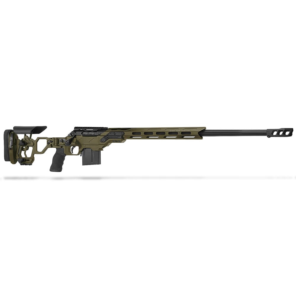 Cadex Defense CDX-R7 LCP (Lite Comp) SA 6.5 Creedmoor 24" 1:8" Bbl Skele-Stock Hybrid ODG/Blk Rifle w/MX1 MB CDXR7-LCP-6.5-24-BS20-D2B1N-HOD
