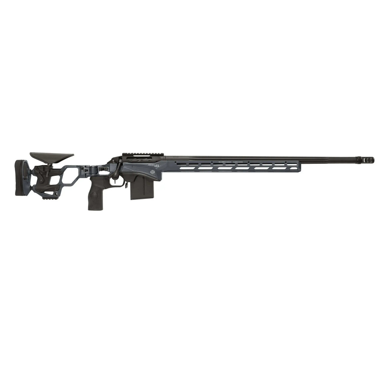 Cadex Defense CDX-SS SEVEN S.T.A.R.S. PRO 6.5 Creedmoor 26" 1:8" Bbl Hybrid Grey/Black Rifle w/Hunting-Style MB CDXSS-PRO-6.5-26-CS20-D2B1N-HGB