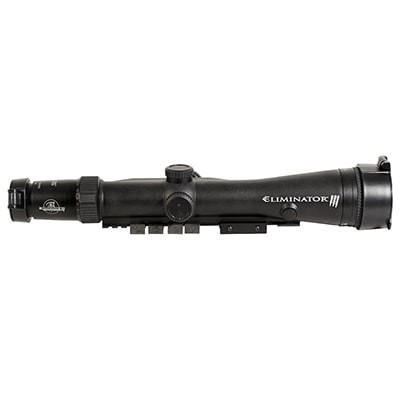 Burris 4X-16X-50mm Eliminator III Matte X96 Eliminator reticle, slightly used, with screw mounts - UA1397