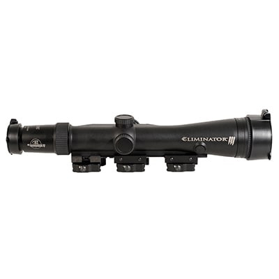 Burris 4X-16X-50mm Eliminator III Matte X96 Eliminator reticle, slightly used, with QD mounts - UA1398