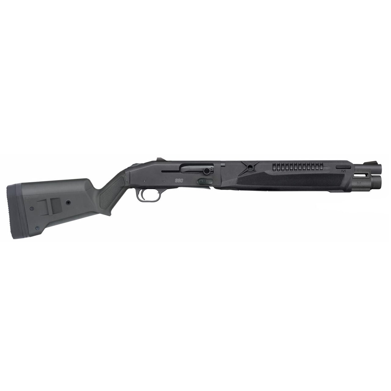 Mossberg 990 Magpul (NFA) 12ga 14.375" Bbl Cylinder Choke Tube Bead Sight 3" Chamber 5+1 Matte Blue Autoloading Shotgun 83014