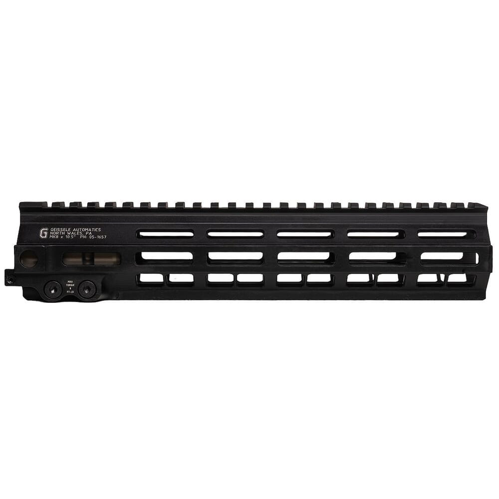 Geissele 10.5" M-LOK MK8 Black Super Modular Rail 05-1657B