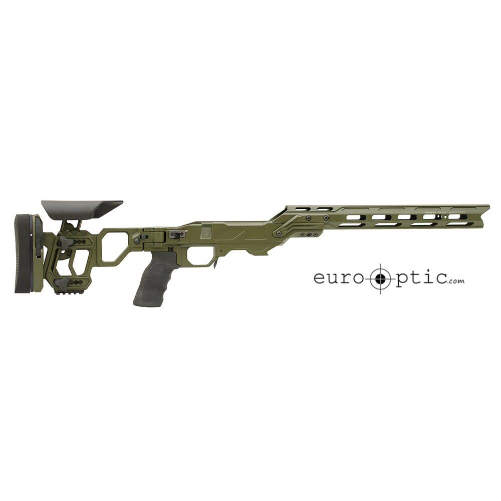 Cadex Defense Lite Competition M-LOK (for Remington 700) SA Skeleton Folding for DSSF 3.055" OD Green STKLCP-REM-RH-SA-B-NA-B-ODG