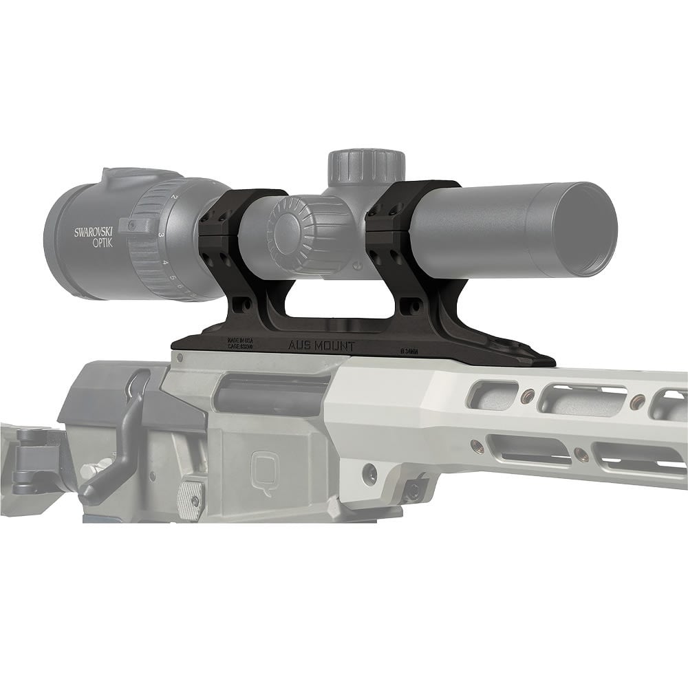 Q, LLC. Reptilia 34mm Diameter Direct Mini FIX Black AUS Direct Optic Mount 100-298