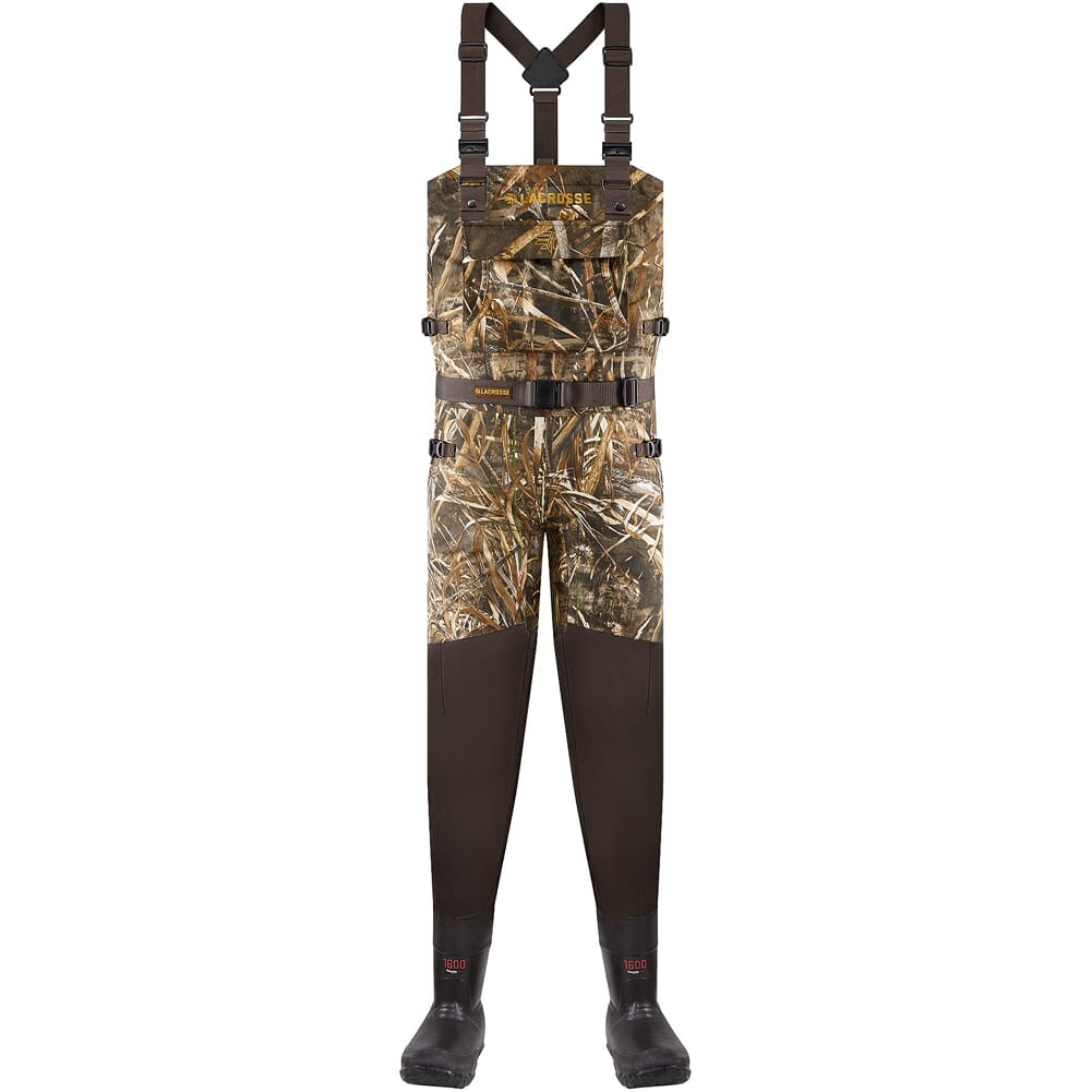 USED Lacrosse Women's Hail Call Breathable Realtree Max-5 1600g Wader Size 7R 700090-07-R - Broken Chest Cinch Cord USED9011