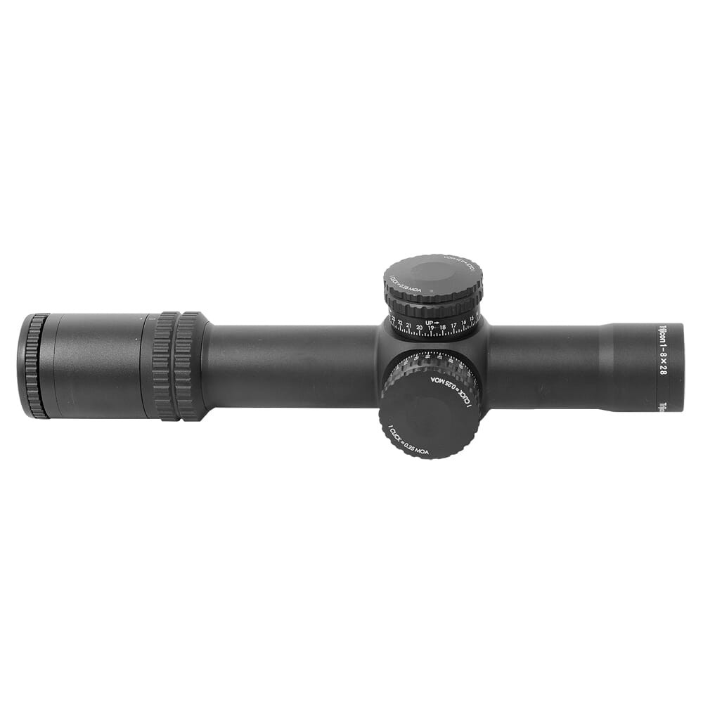 Trijicon AccuPower 1-8x28 MOA Segmented-Circle Crosshair w/Red LED 34mm Tube RS27-C-1900026, Light ring marks - UA1651