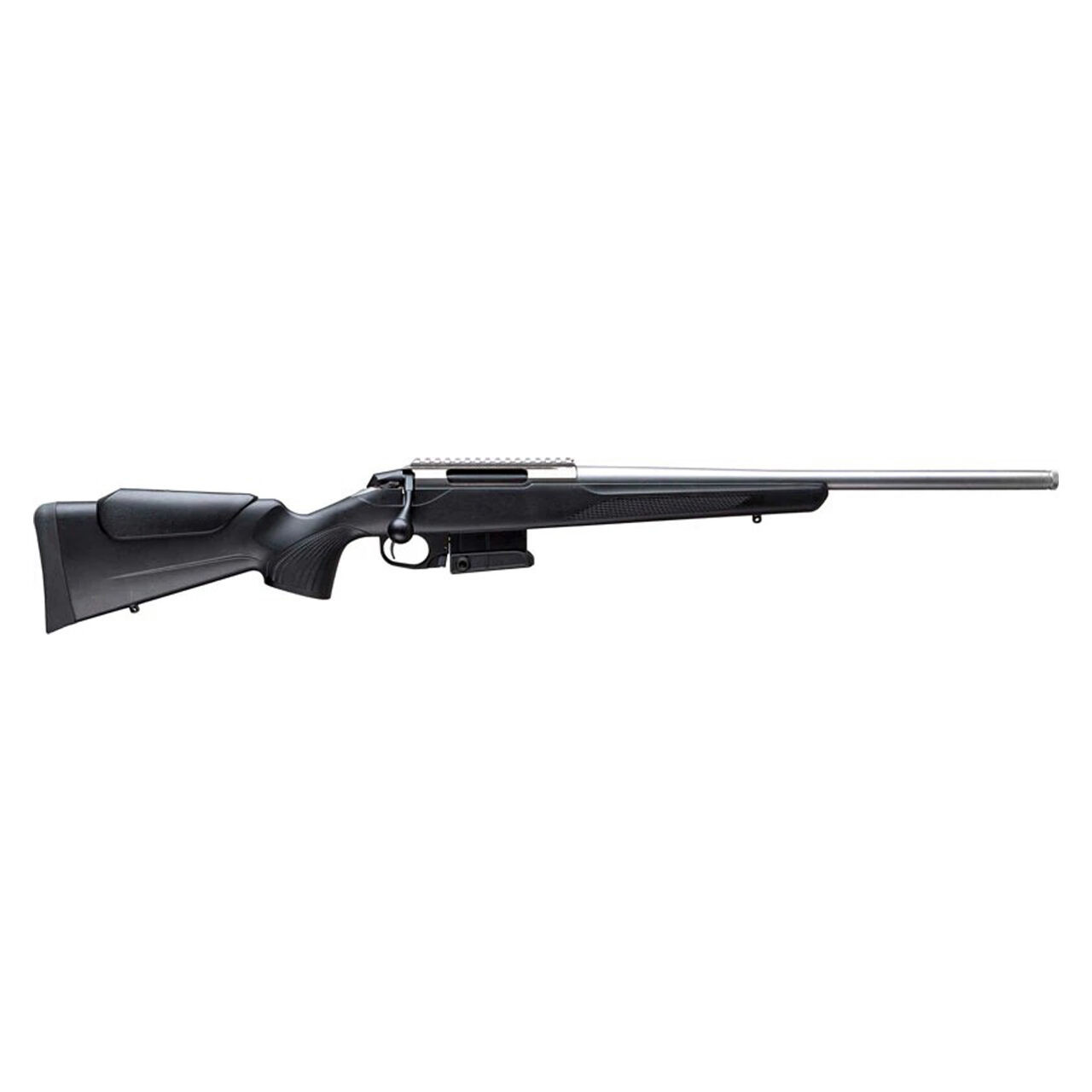 Tikka T3X Ctr Stainless Steel 6.5 Creedmoor NS 24 BBL 1:1/8 5/8x24 TPI LH ST 10RD Synth ADJ CHK / Black J03434