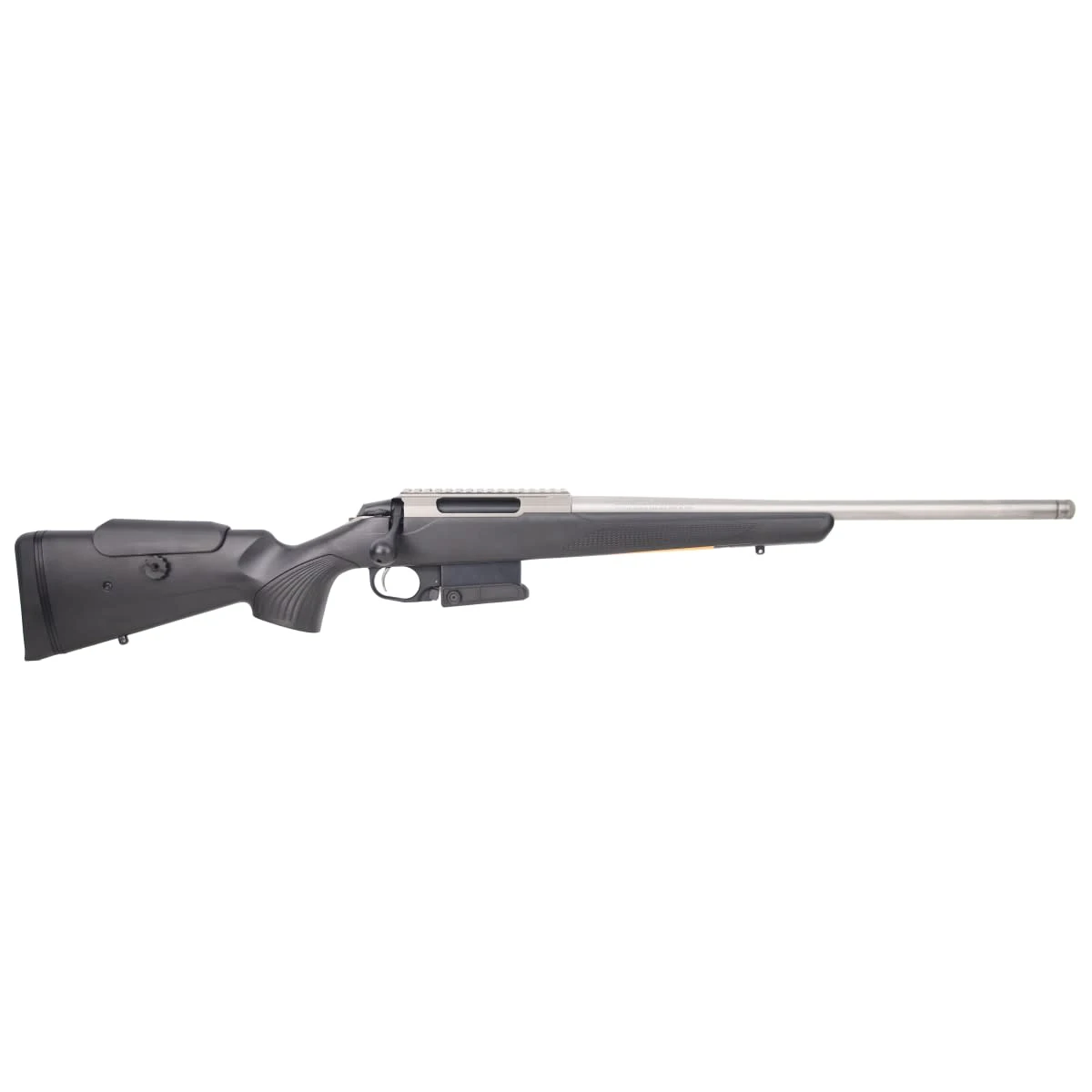 Tikka T3X Ctr Stainless Steel 308 WIN NS 23.7 BBL 1:1/10 5/8x24 TPI RH 10RD Synth ADJ CHK / Black J03865