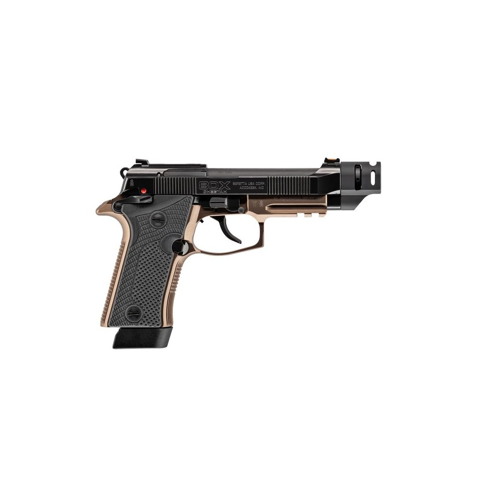 Beretta 80X Cheetah Tactical Urban Launch Edition .380 ACP 4.4" Bbl Black & Bronze SA/DA Pistol w/2 10rd Mags J80XTACLED10