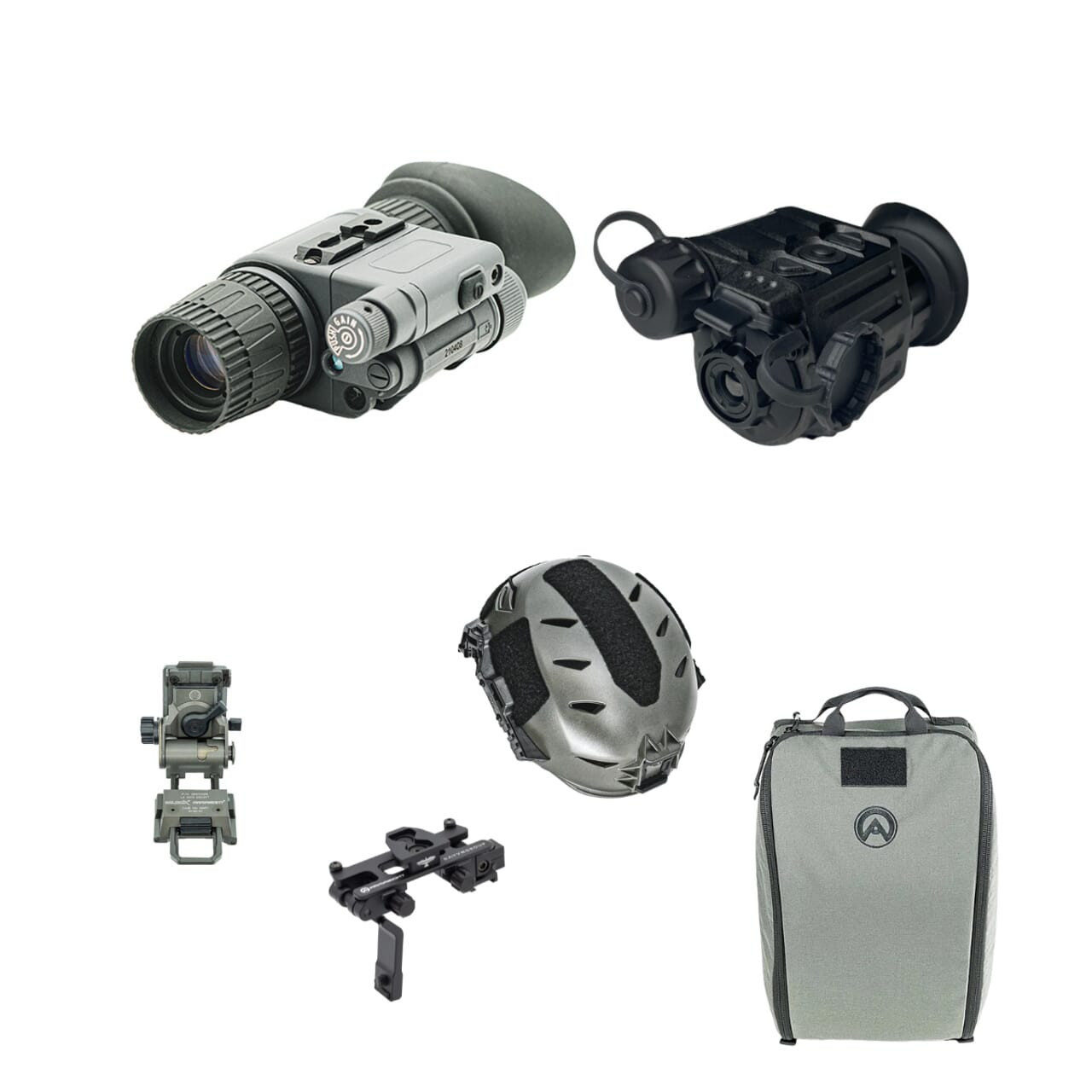 Armasight MNVD-51 Gen 3 Pinn MIN 2000 FOM WP Night Vision Monocular & Sidekick 320 Mini Thermal Monocular Kit KMNVD5GXSIDE31