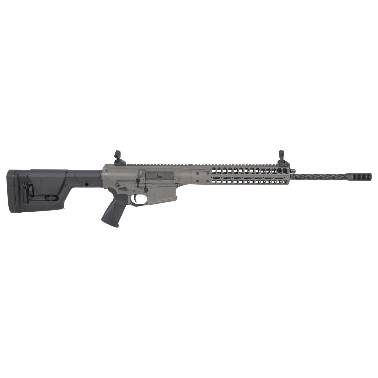 LWRC REPR MKII 6.5 Creedmoor 20" 1:8" 5/8x24 Spiral Fluted Bbl Tungsten Grey CA Compliant Rifle REPRMKIIR6.5TGF20SCCAC