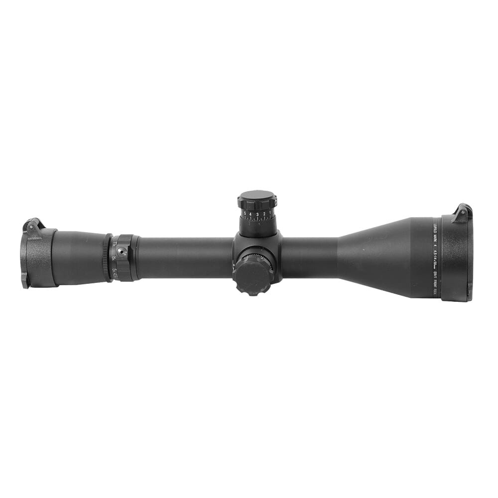 Leupold Mark 4 ERT 4-5-14x50 Rifle Scope 30mm Tube M1 Front Focal TMR 65495, very light ring marks - UA1701