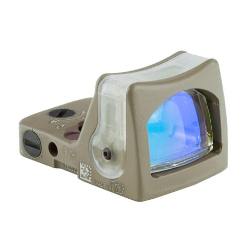 Trijicon RMR Dual Illuminated FDE Amber Triangle Sight RM08-C-700258