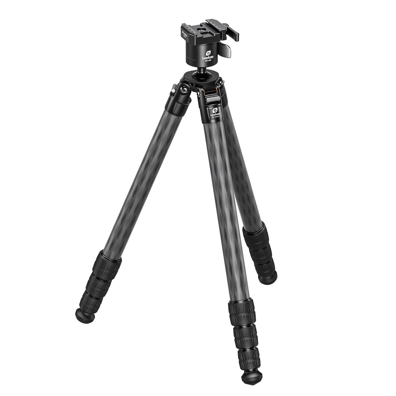 Leofoto SA-X SA-363CX Long Tripod w/Rosette, 3/8" Mounting Stud & MA-40X Lever-Release Rapid Lock Ball Head SA-363CX-MA-40X-ARCA