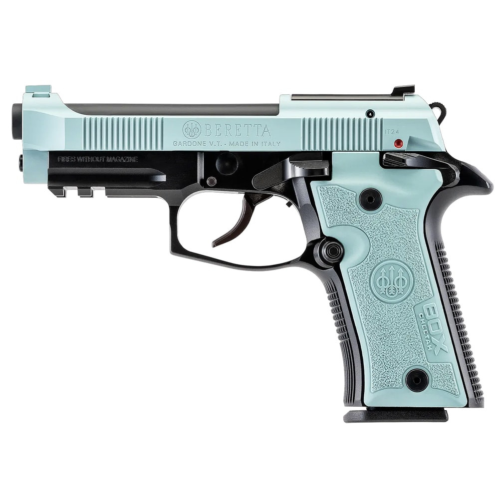 Beretta 80X Cheetah Blue Edition .380 ACP 3.9" Bbl SA/DA Pistol w/2 13 Mags SPEC0714A