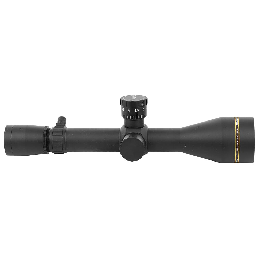 Leupold VX-3i LRP 4.5-14x50mm (30mm) Side Focus Matte FFP CCH.  MPN 172339 USED UA1831 Like new, open box