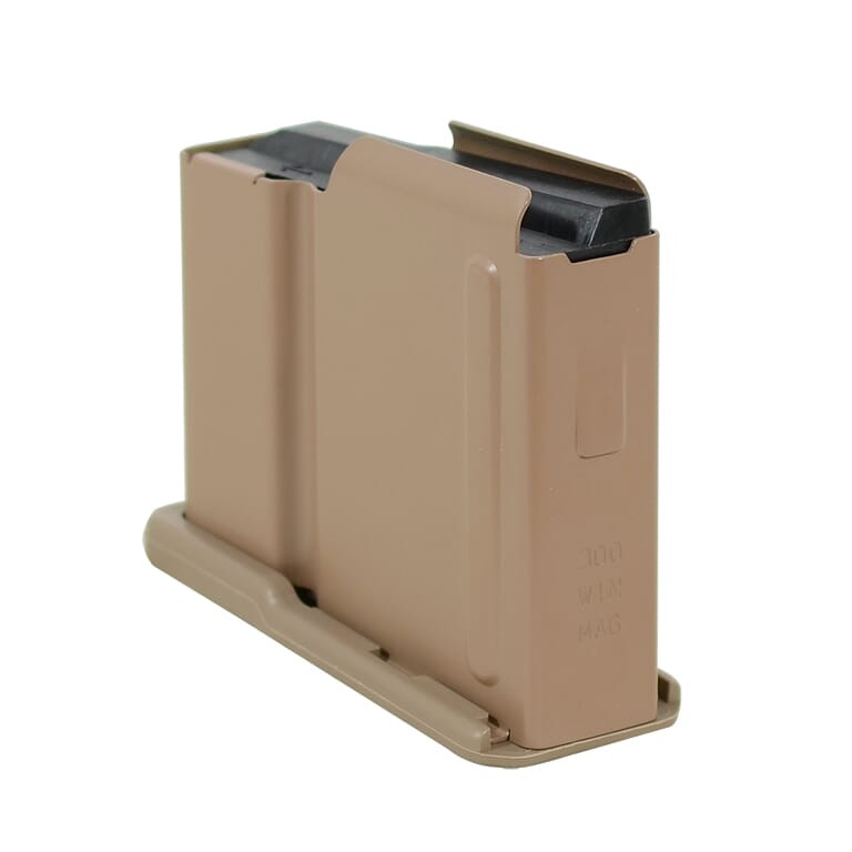 Accuracy International MAGAZINE 10 SHOT 300 Win Mag AX RIFLE PALE BROWN 26091PB UA1850 USED Slight scratch