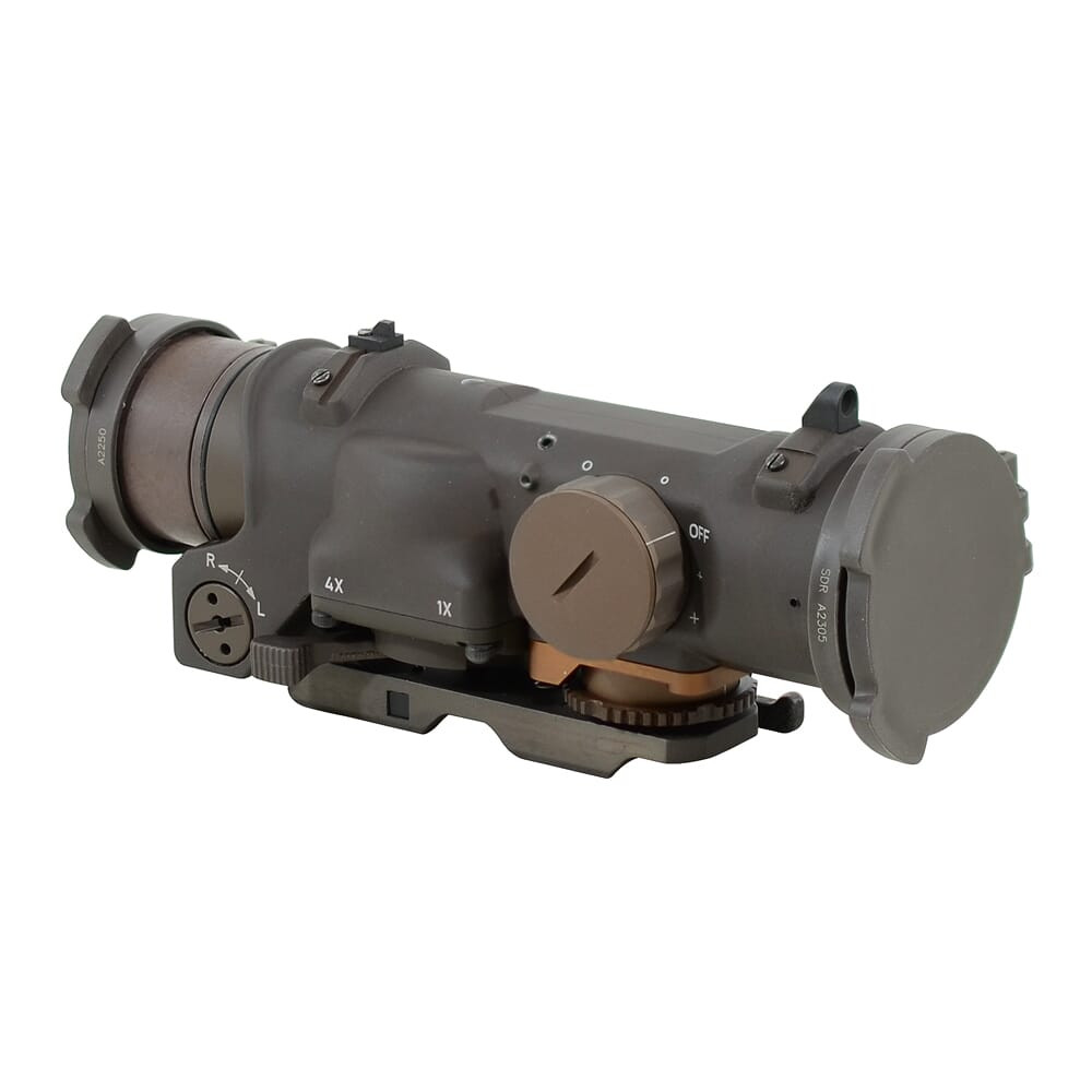 Elcan SpecterDR Optical Sight model DFOV14-T1 1-4x 5.56 NATO FDE CX5395 reticle USED Excellent condition