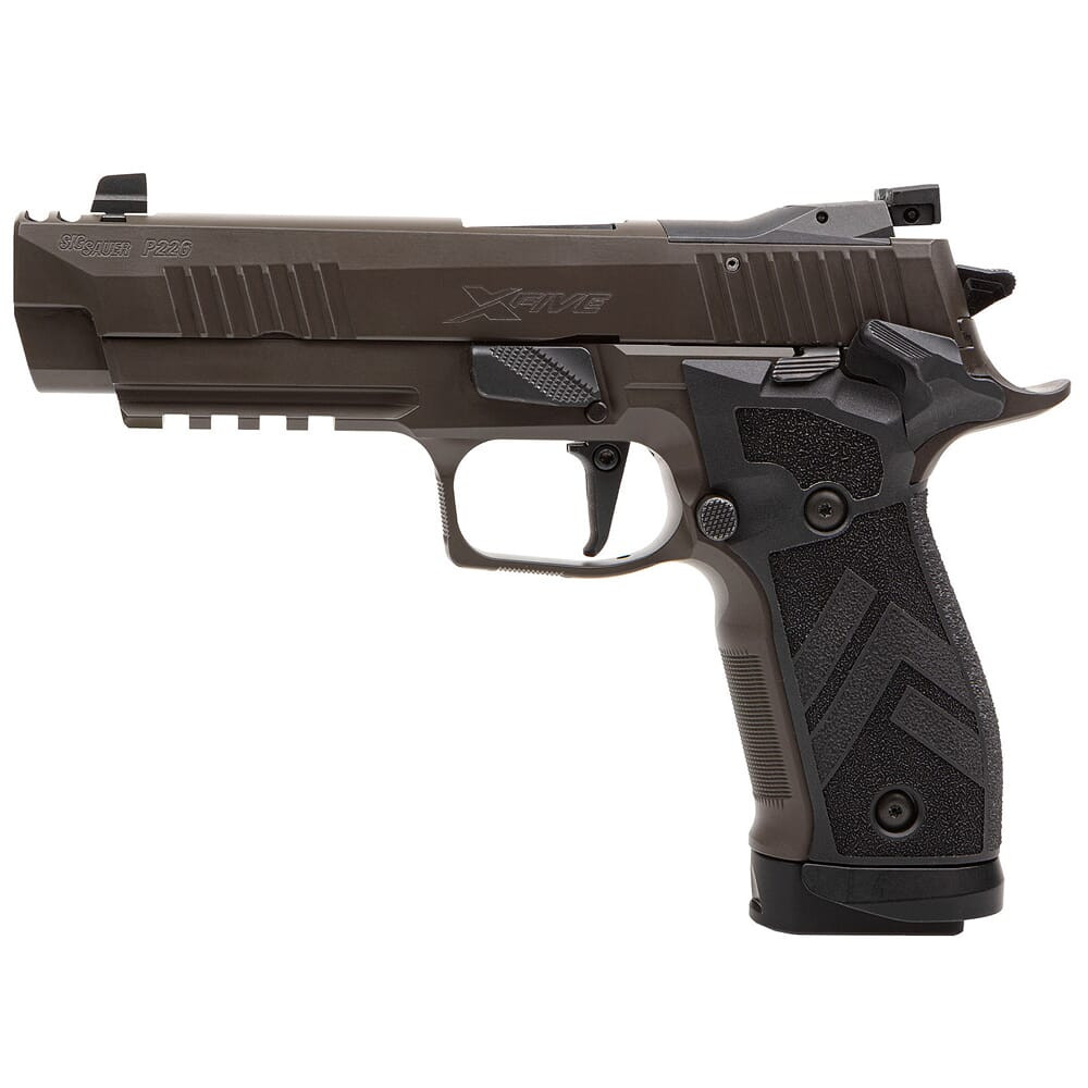 Sig Sauer P226 XFIVE Legion 9mm 4.4" Bbl SAO Optics Ready Gray Pistol w/(3) 10rd Magazines 226X5-9-LEGION-10