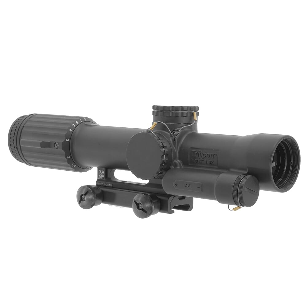 Trijicon VCOG 1-8x28 Red MRAD Crosshair Dot Reticle Scope  w/ Thumbscrew Mount VC18-C-2400003  USED Like new UA1946