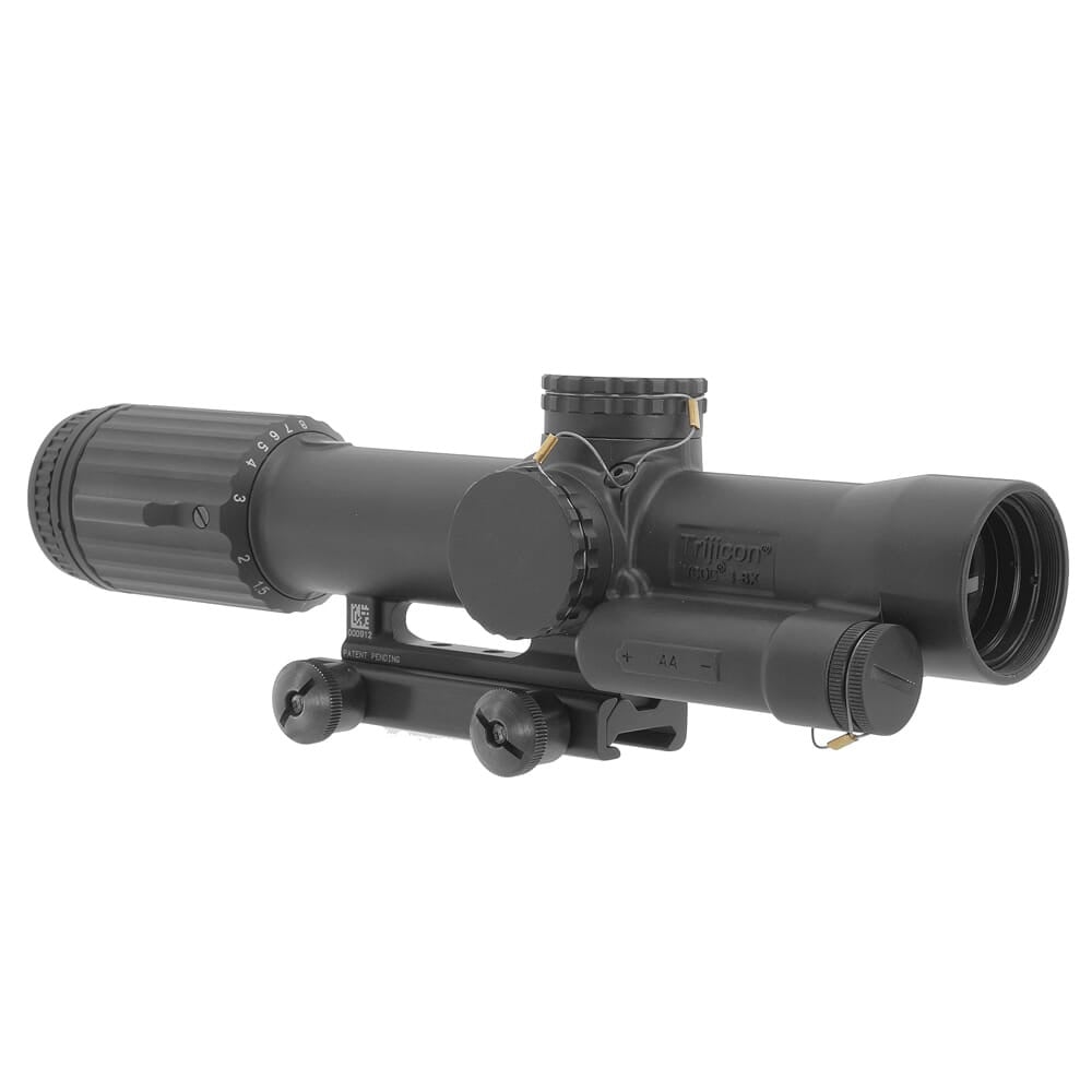 Trijicon VCOG 1-8x28 Red MRAD Crosshair Dot Reticle Scope  w/ Thumbscrew Mount VC18-C-2400003  USED Like new UA1946