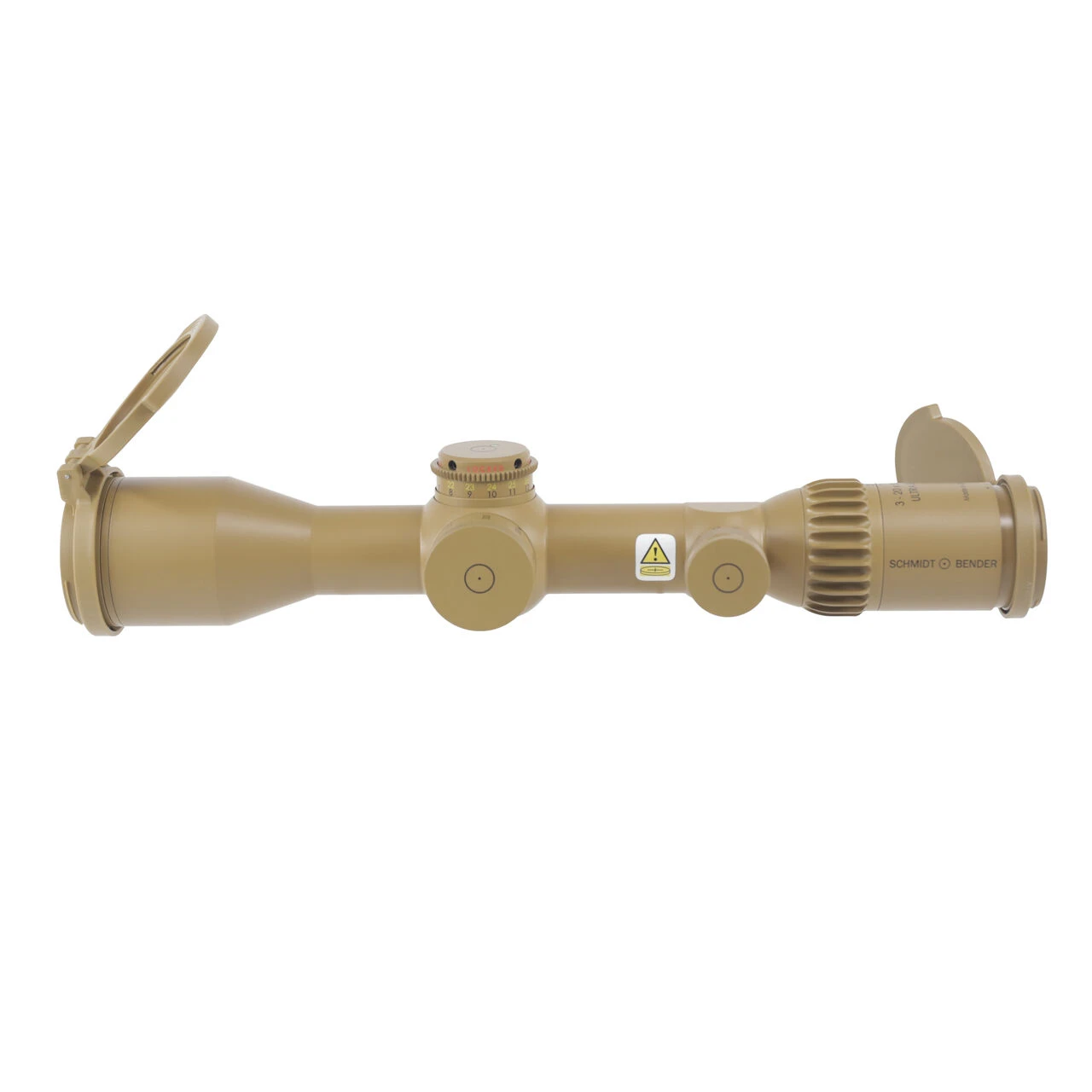 Schmidt Bender 3-20x50mm PM II Ultra Short LP P4FL 1cm cw DT27 MTC LT / ST ZC CT RAL8000 Riflescope 667-945-972-G9-E9