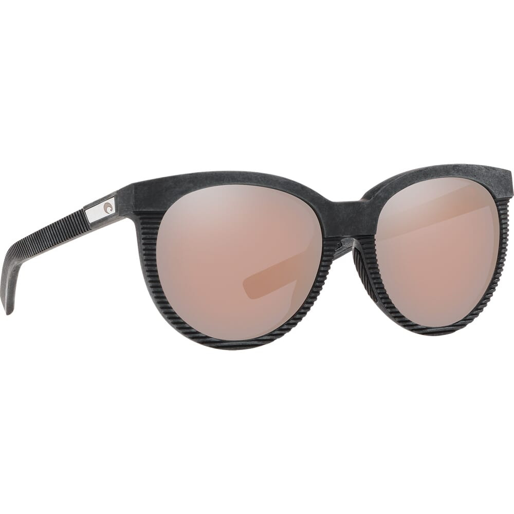 Costa Untangled Victoria Net Gray w/Black Rubber Sunglasses w/Copper Silver Mirror 580G Lenses 06S9031-90310256
