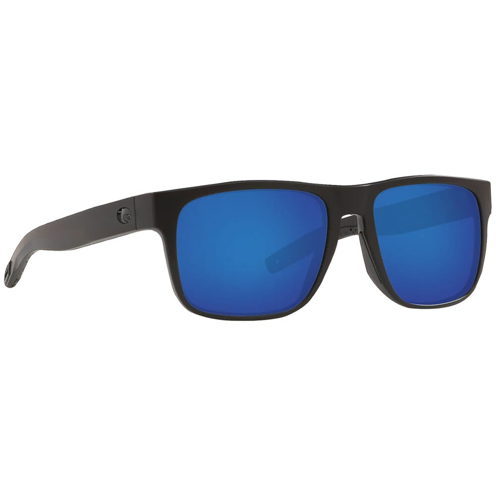Costa Spearo Blackout Frame Sunglasses w/Blue Mirror 580P Lenses 06S9008-90080656