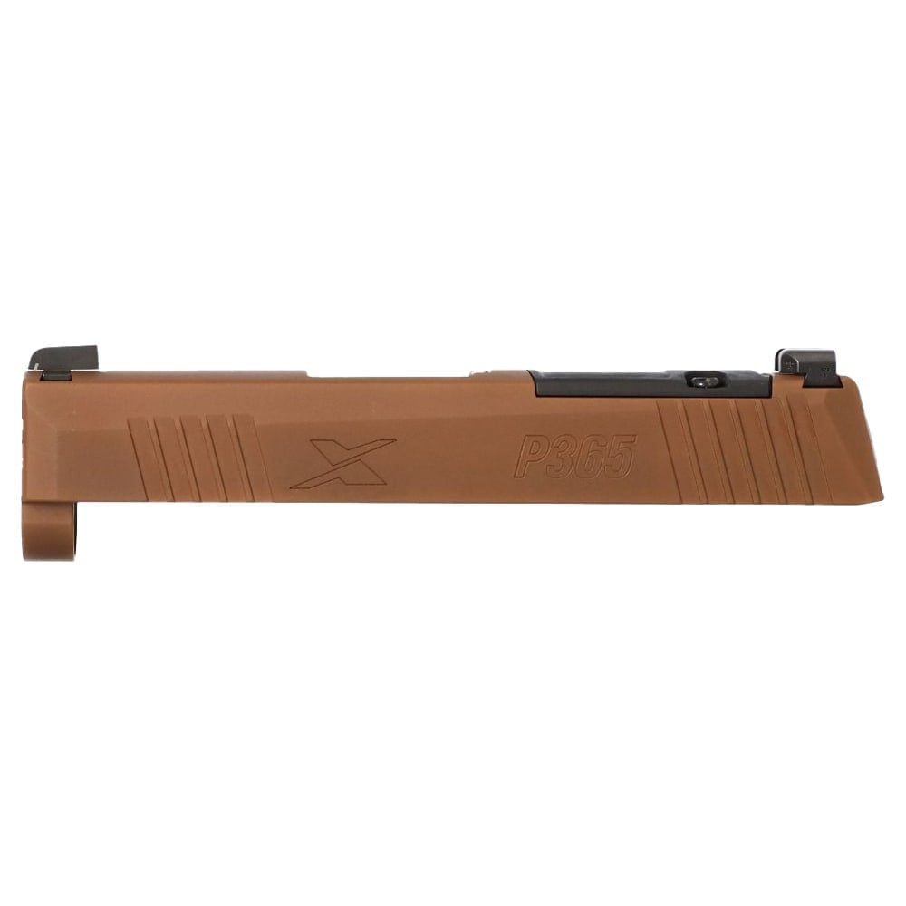 Sig Sauer P365X 9mm 3.1" Bbl Micro XRAY3 Sigloc Optic Ready Coy Slide Assemby SLIDE-365X-9-COY