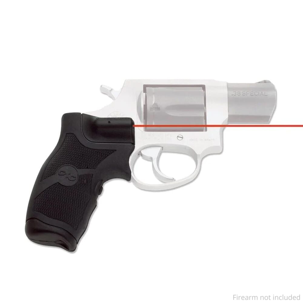 Crimson Trace LG-385 Lasergrips Taurus Rubber Overmold Revolver Red Laser Sight 01-1810