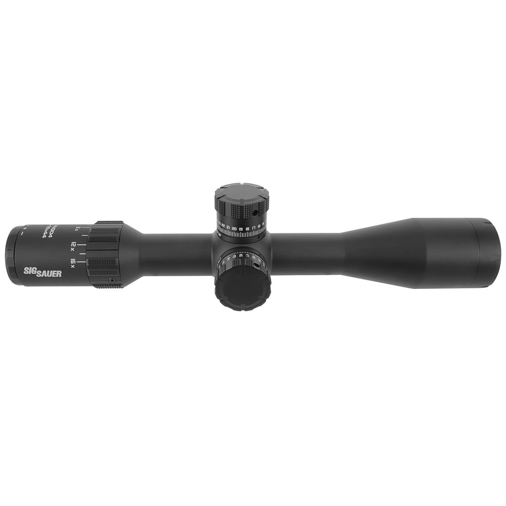 Sig Sauer TANGO4 Scope, 4-16x44mm, 30mm, FFP, Dev-L MOA Illum Reticle, Side Focus, 0.25 MOA Adj, Black SOT44113  USED , ring marks UA2102