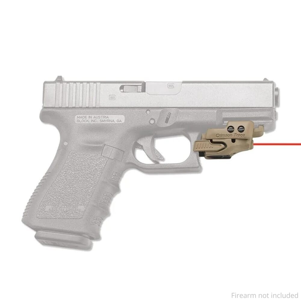 Crimson Trace CMR-201 CTAN Rail Master Coyote Tan Universal Red Laser Sight 01-3610-1