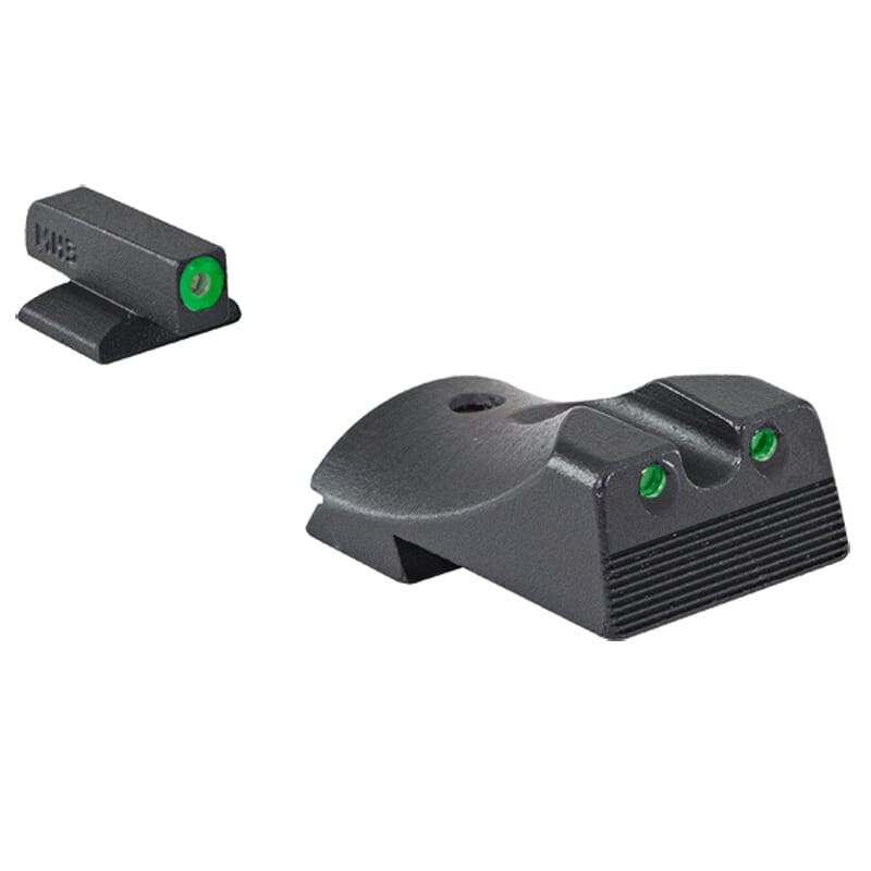 Meprolight Hyper-Bright Kimber 1911 Fixed Green Ring/Dot Tritium Illum Pistol Sight Set 0412183111