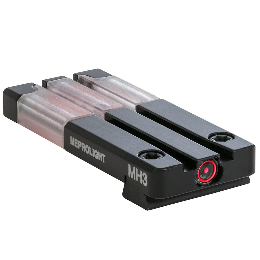 Meprolight FT Bullseye Sig Sauer P-Frame (Except P365/P365 XL) Red Fiber-Tritium Illum Rear Optical Pistol Sight 0631153408