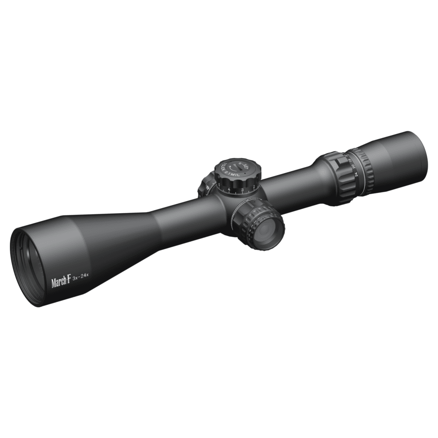March F Tactical 3-24x52mm FFP FML-T1 Reticle 0.1MIL 6Level Illum Riflescope D24V52FIML-FML-T1