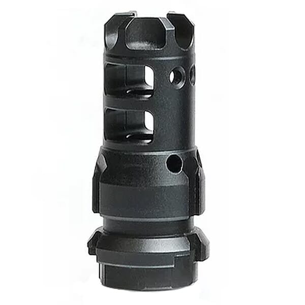 Lantac Dragon .223/5.56 Cal 1/2x28 Muzzle Brake w/Dead Air KEYMO Mount for Wolfman Suppressor DGN556B-WM